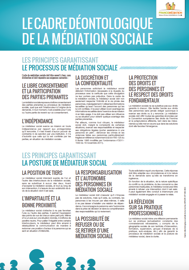 Cadre déontologique de la médiation sociale